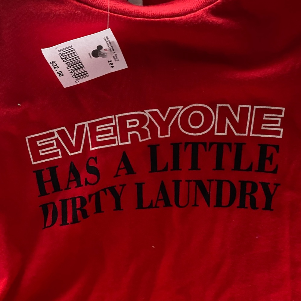 Red Graphic T-Shirt with Bold Text